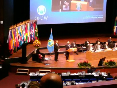  Association of Chemical Weapons Victims Attends Twenty-Second Conference of the Organization for the Prohibition of Chemical Weapons